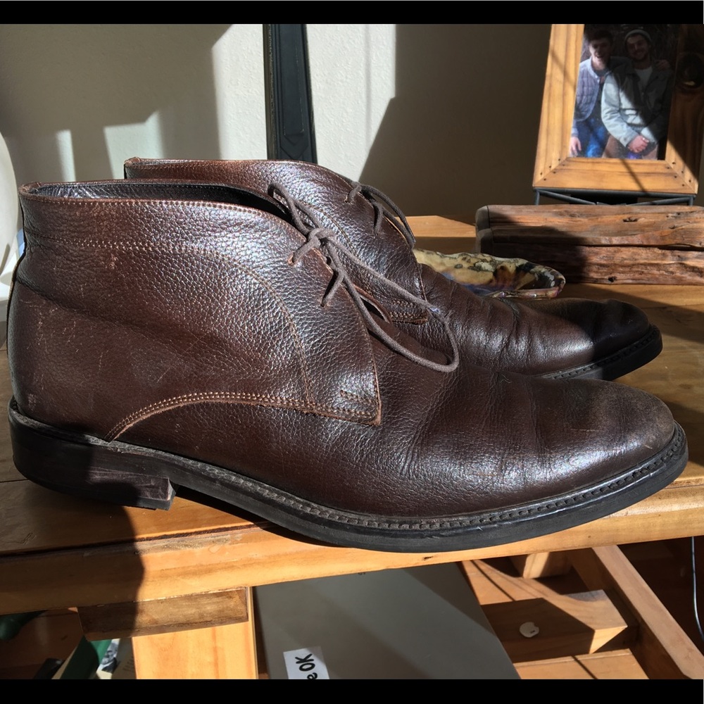 To Boot New York Deerskin Leather Chukkas